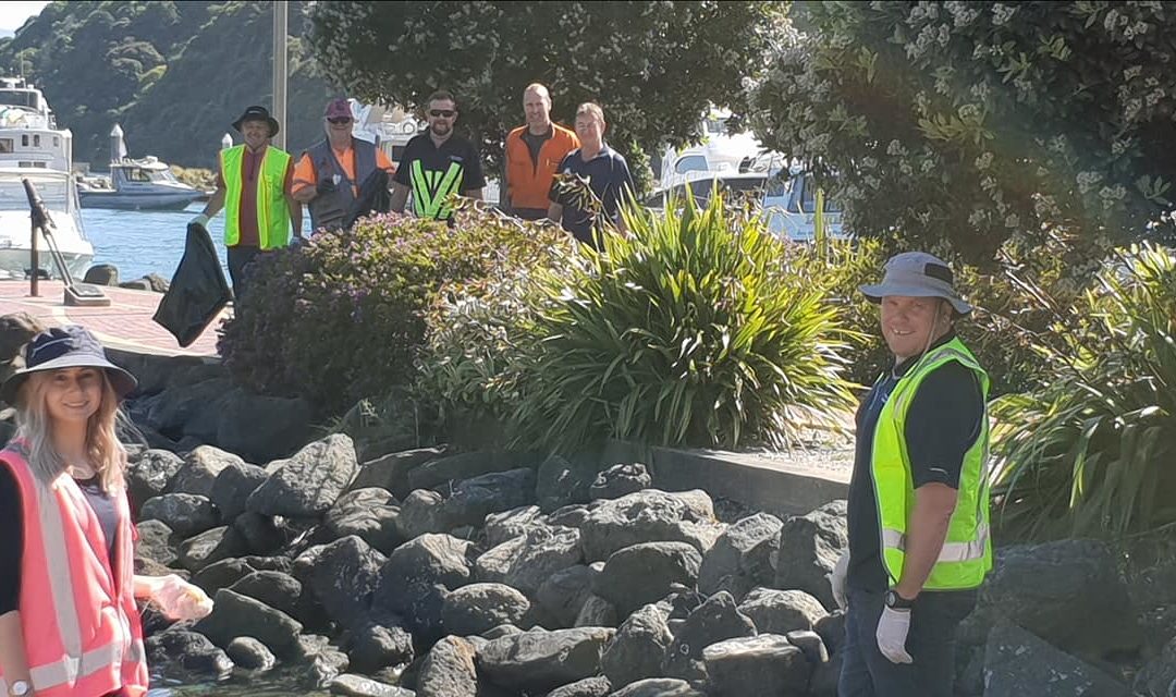 Big Day Out beach clean up